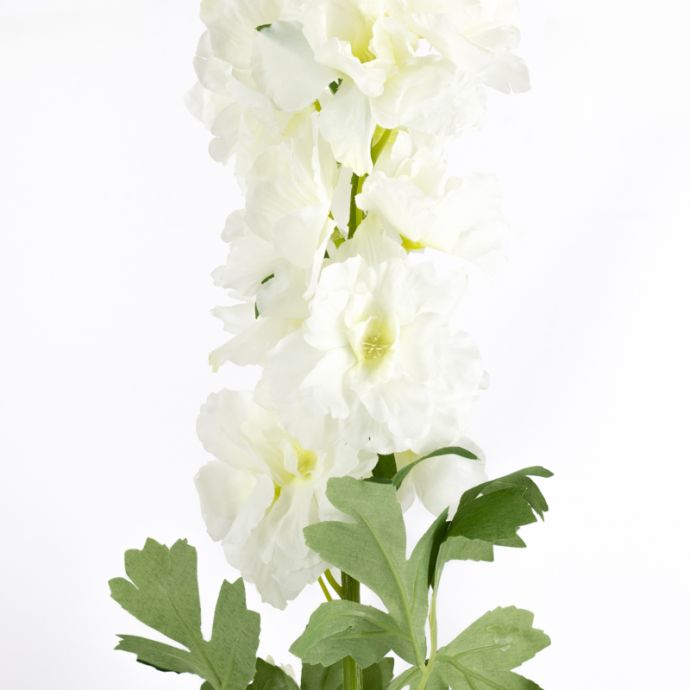 Kunstbloem ridderspoor wit