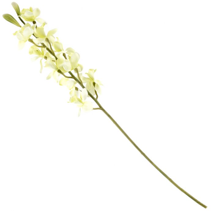 Kunsttak cymbidiumorchidee wit