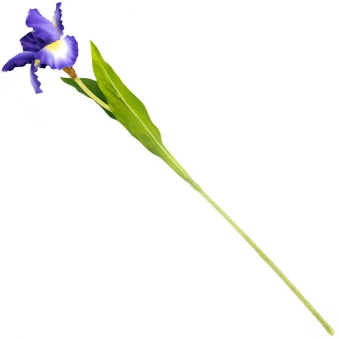 Kunstbloem iris paars