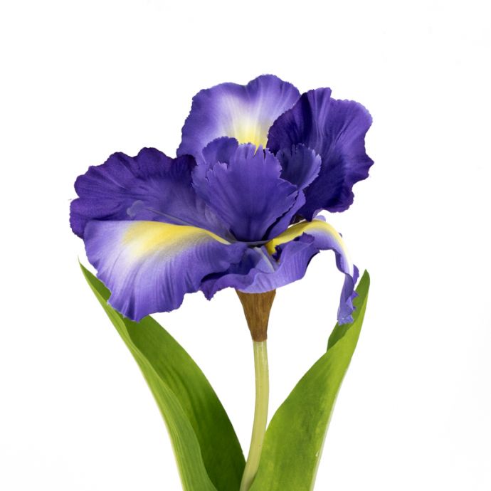 Kunstbloem iris paars