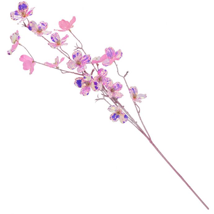 Kunstbloem holo roze