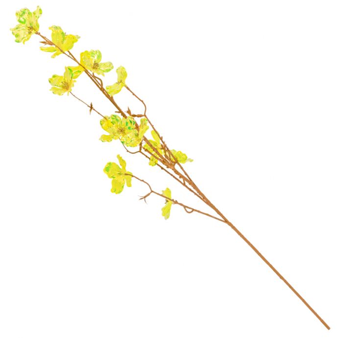 Kunstbloem holo geel
