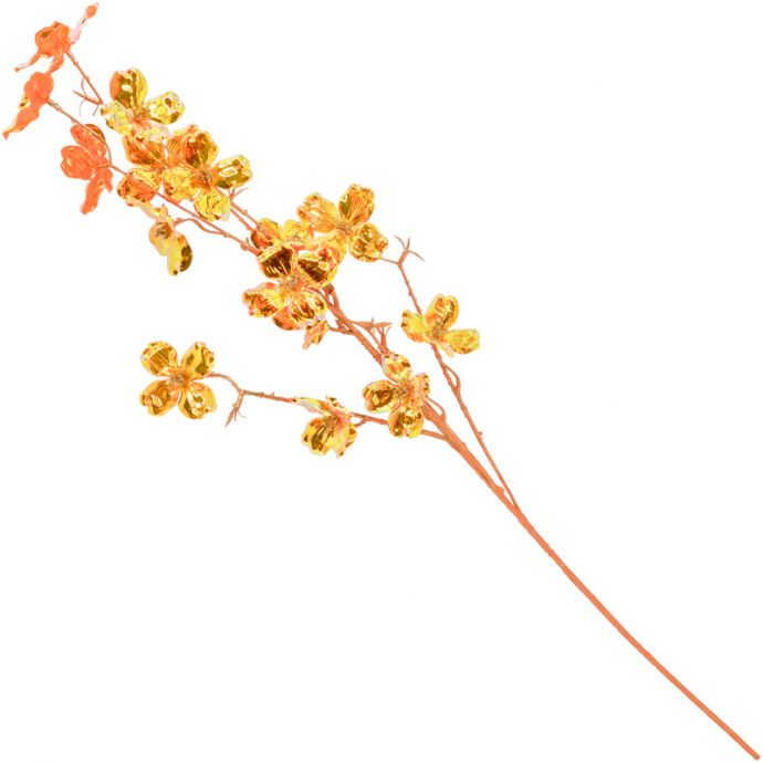 Kunstbloem holo oranje