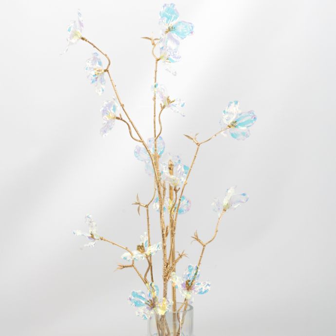 Kunstbloem holo transparant