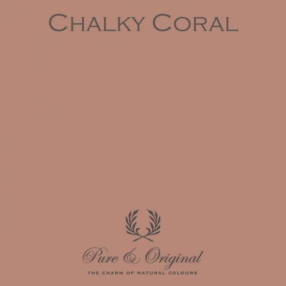 Pure & Original Traditional Paint Eggshell Chalky Coral