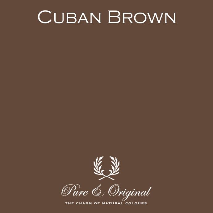 Pure & Original Traditional Paint Eggshell Cuban brown