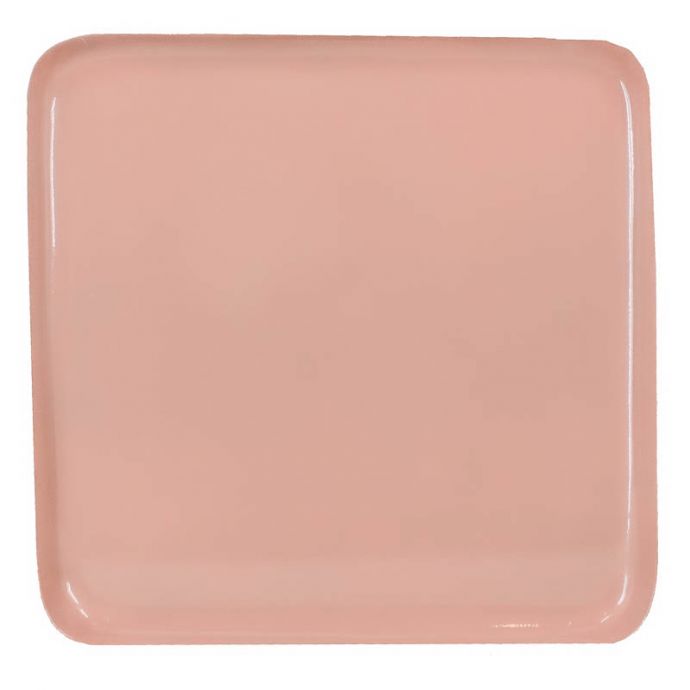 Dienblad vierkant roze 
