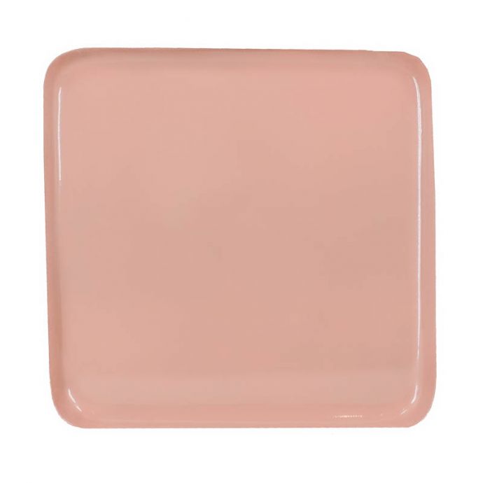 Dienblad vierkant roze 
