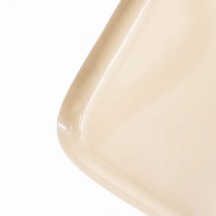 Dienblad vierkant beige 