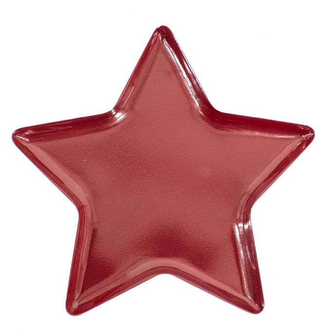 Dienblad star maroon 