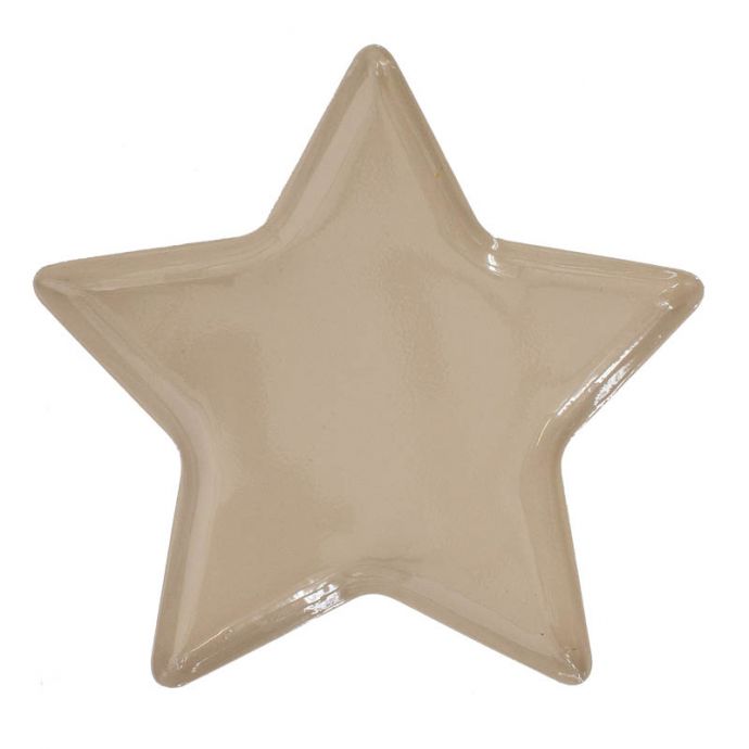 Dienblad star beige 