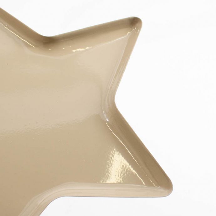 Dienblad star beige 