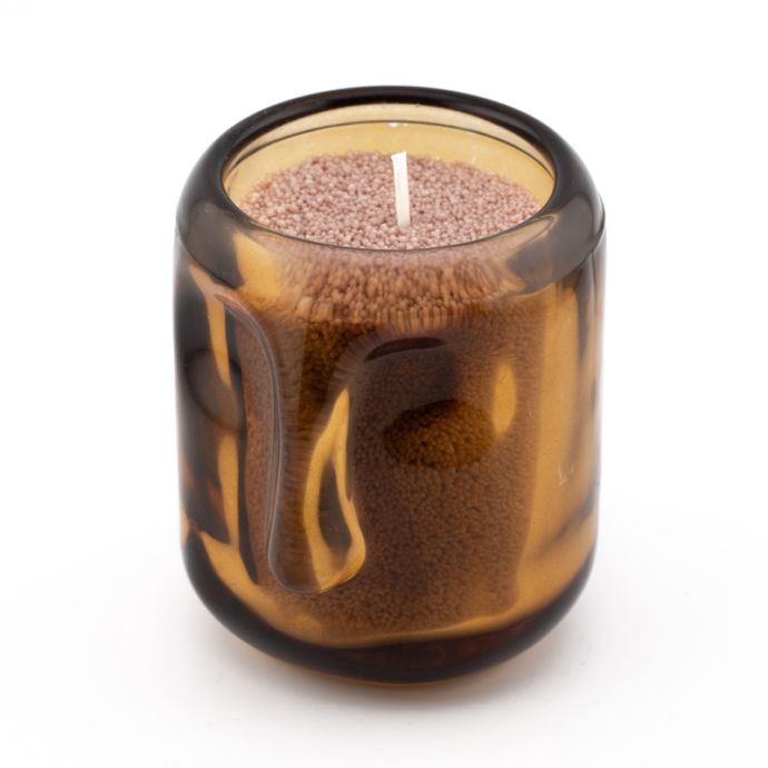 Kaarsenkorrels zak met 8 lonten taupe