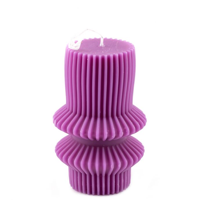 Soyakaars pinstripe paars