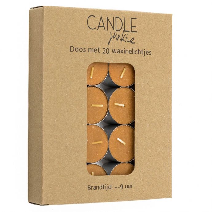 Candle Junkie waxines oranje 