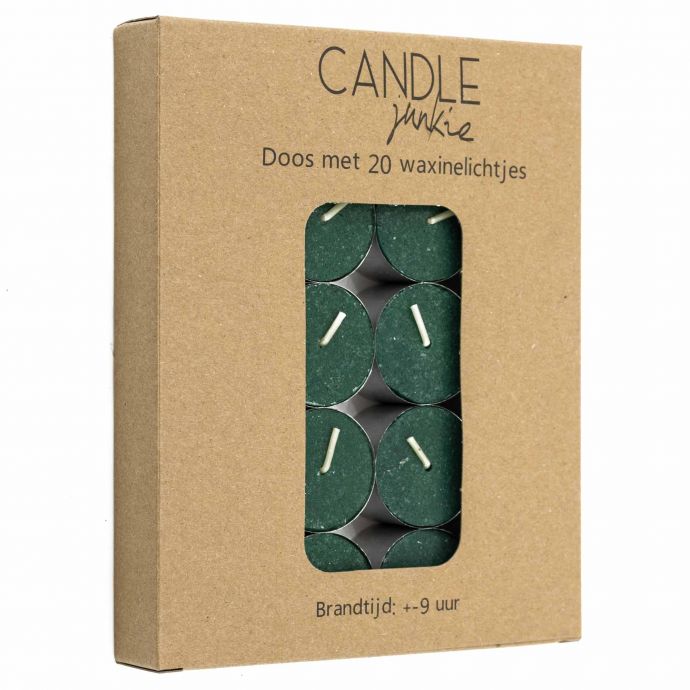 Candle Junkie waxines groen