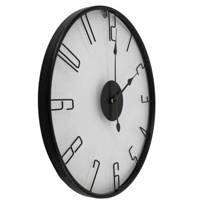 Klok transparant glas