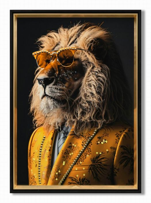Schilderij cool lion