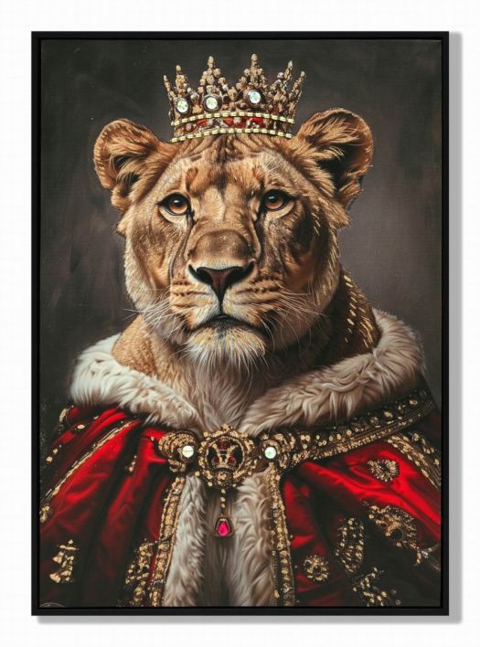 Schilderij royal lion