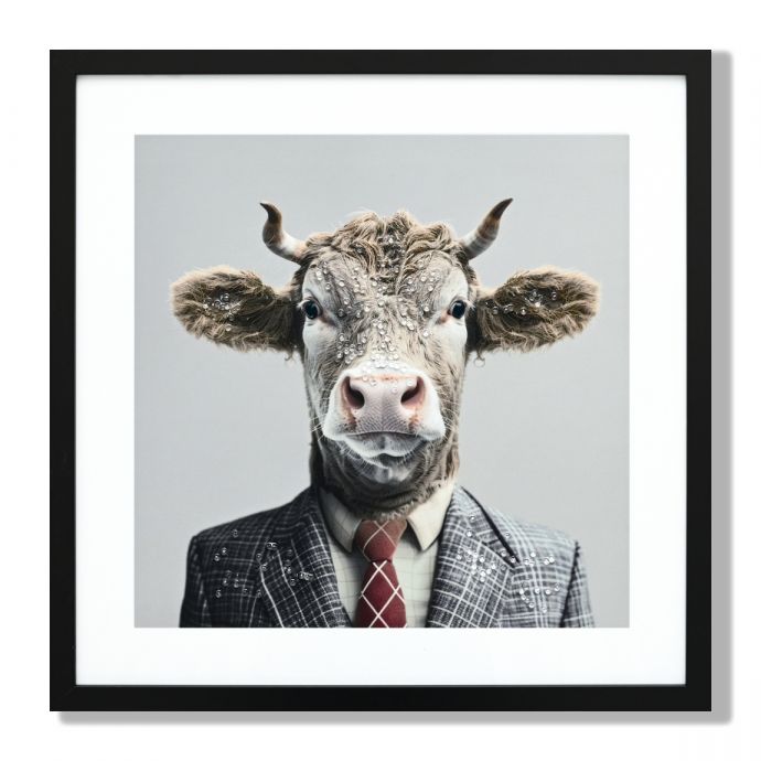 Schilderij cow