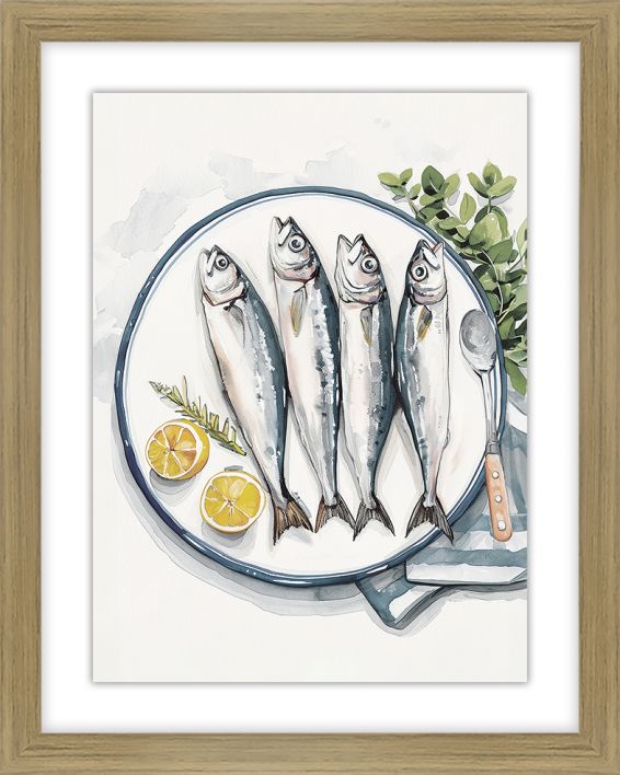 Poster in frame 'Sardines'