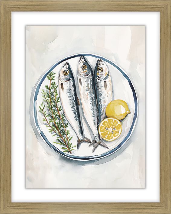 Poster in frame 'Sardines'