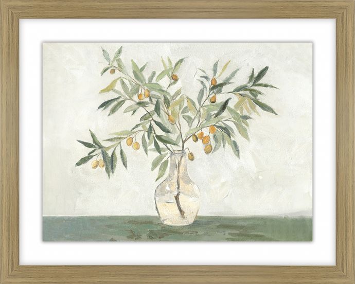 Poster in frame 'Vaas met bloemen'