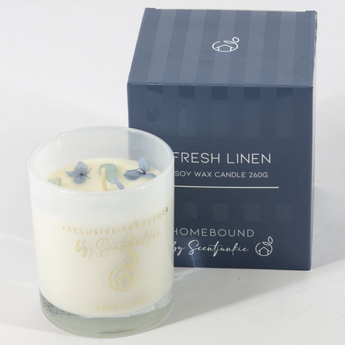 Geurkaars 'Fresh linen'