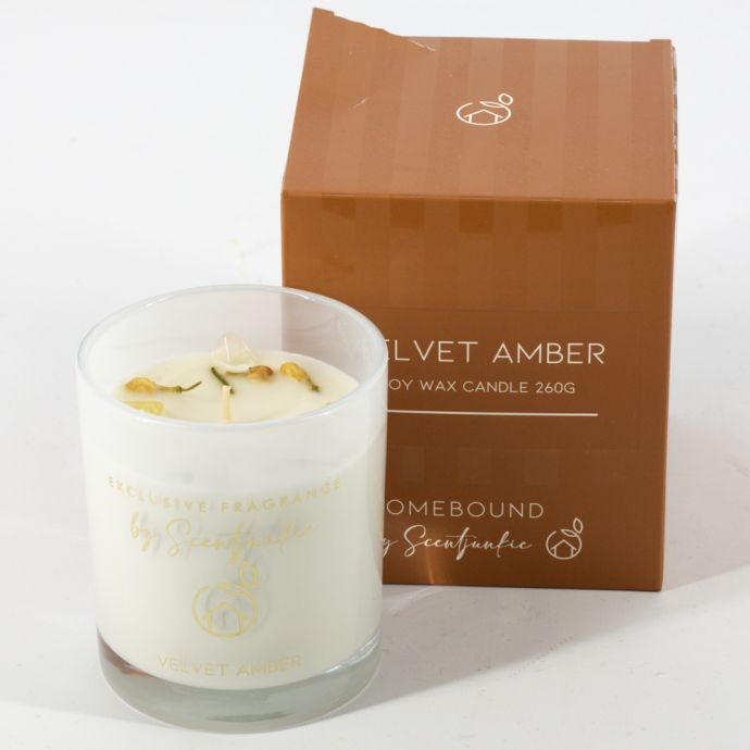 Geurkaars 'Velvet amber'