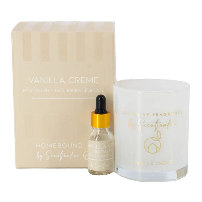 Geur kristal met 15ml essentiële olie 'Vanilla cream'