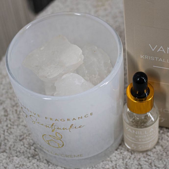Geur kristal met 15ml essentiële olie 'Vanilla cream'