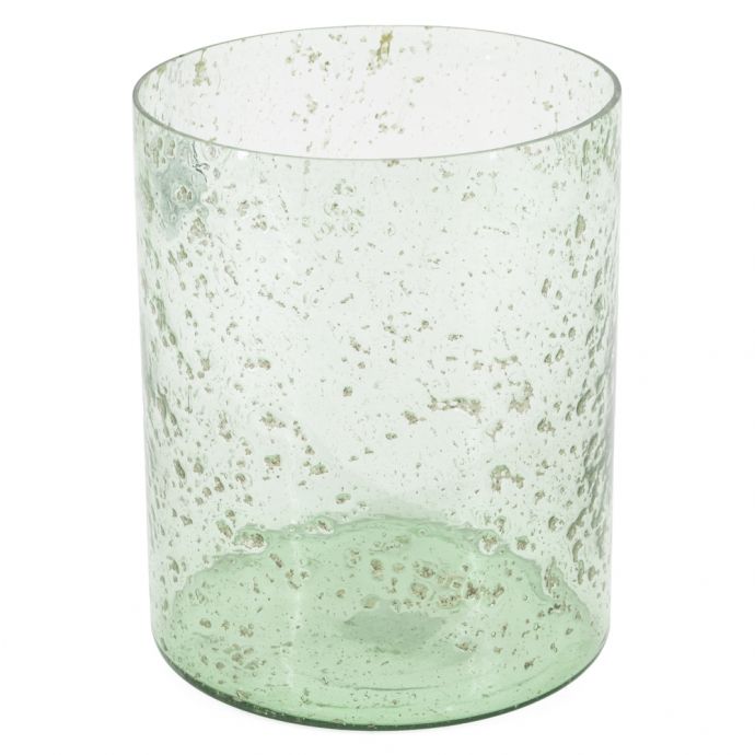 Waxine bubbelglas groen