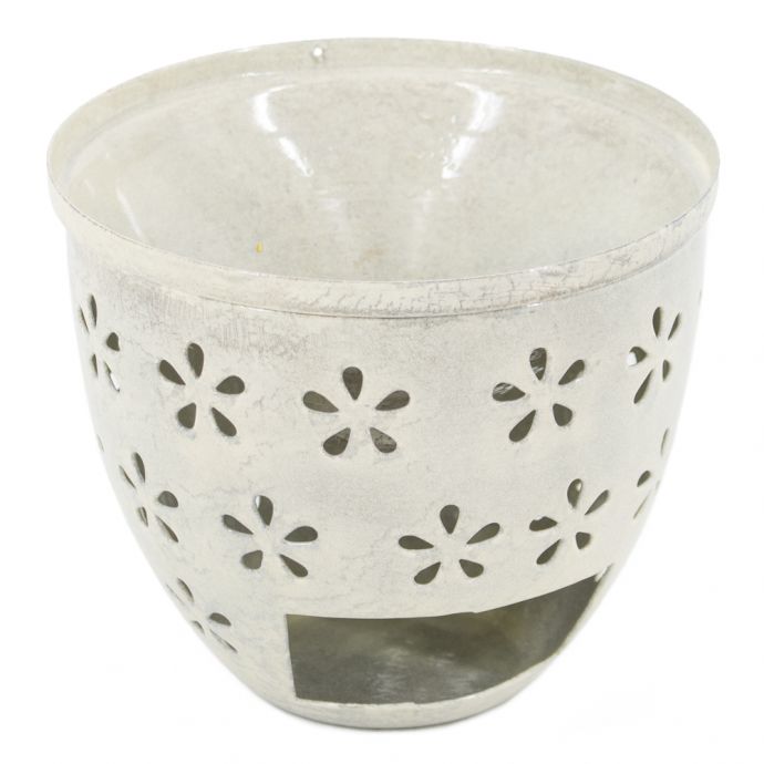 Geurbrander Flower M white marble