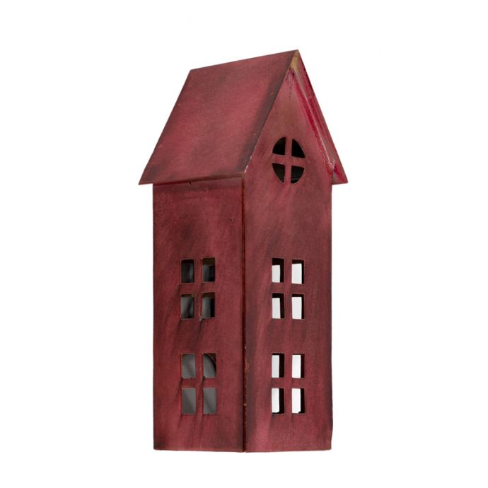 Metalen huis roze