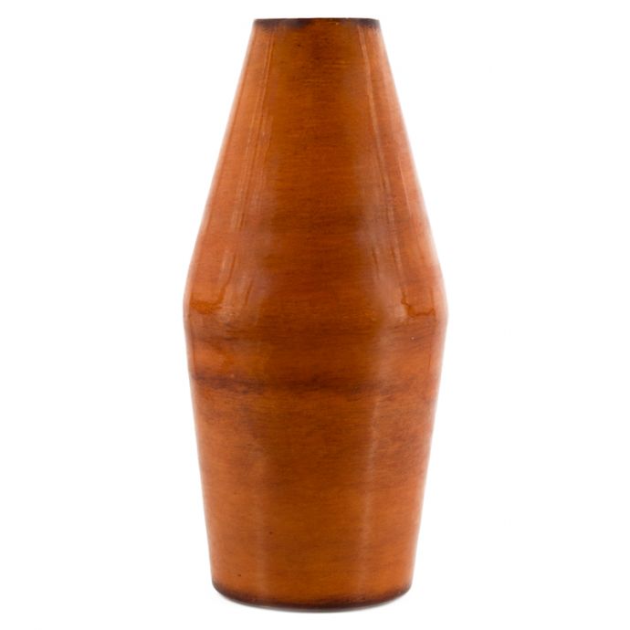 Metalen vaas tangerine