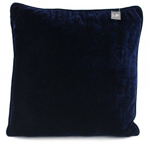 Kussen velours blauw