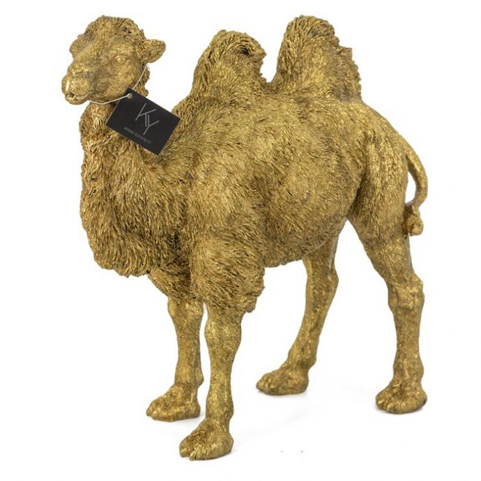 Beeld kameel goud