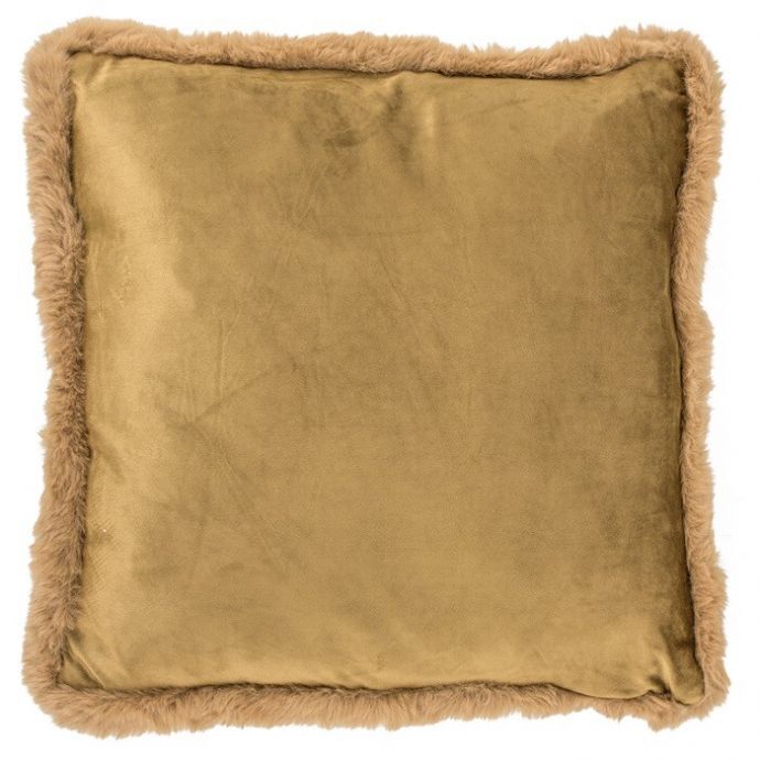 Kussen velours goud