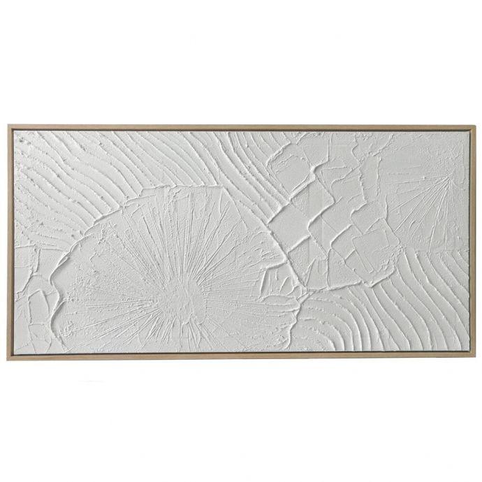 Schilderij abstract off-white