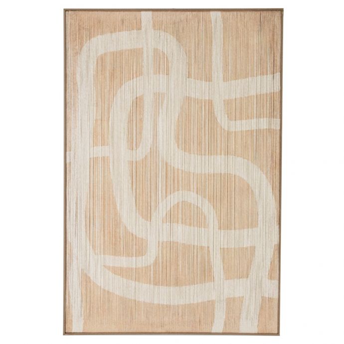 Schilderij draad abstract