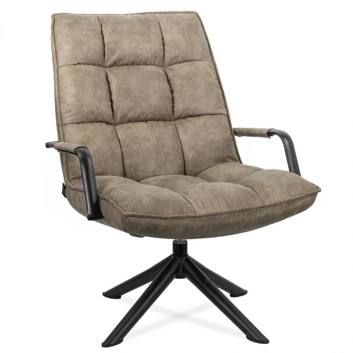 Draaifauteuil Hidde Cowboy stone
