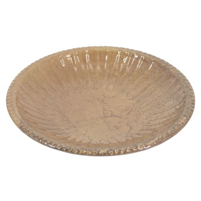 Metalen tray peach 