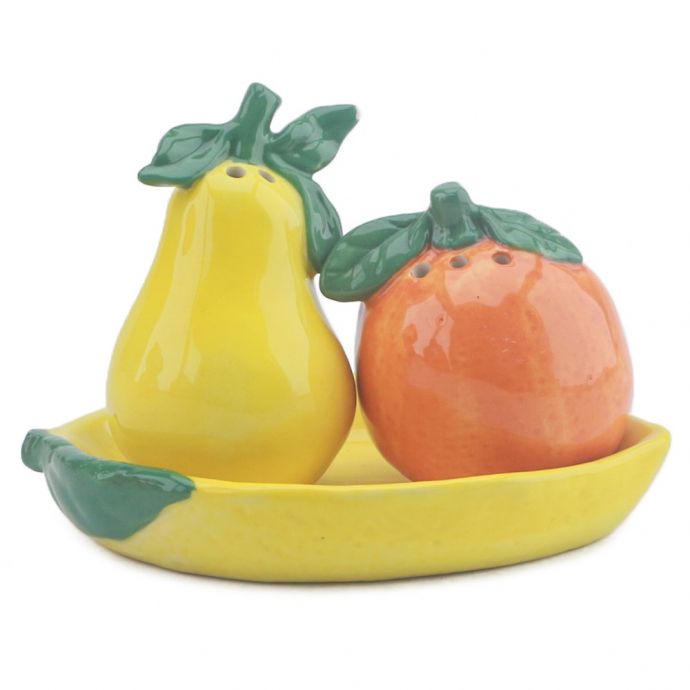 Peper en zoutstel citroen sinaasappel