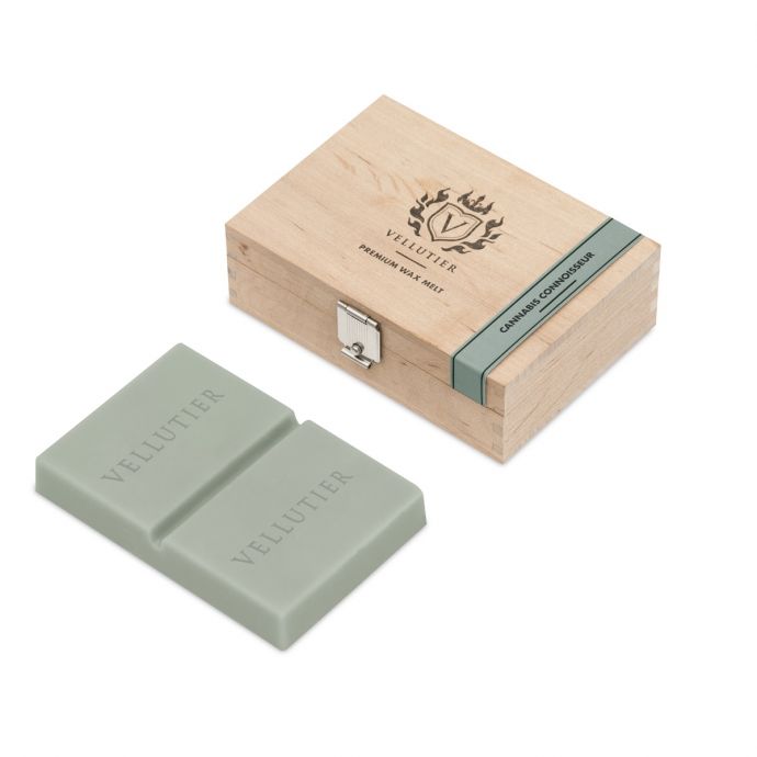 Wooden Box Wax Melt - Cannabis Connoisseur