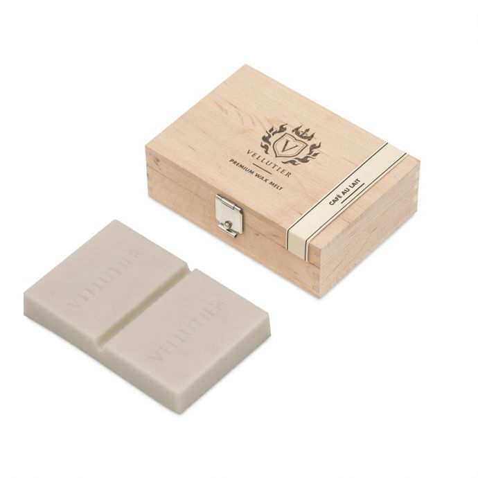 Wooden Box Wax Melt - Café Au Lait