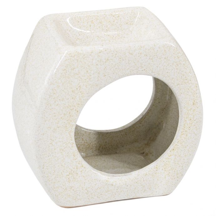 Geurbrander oval beige