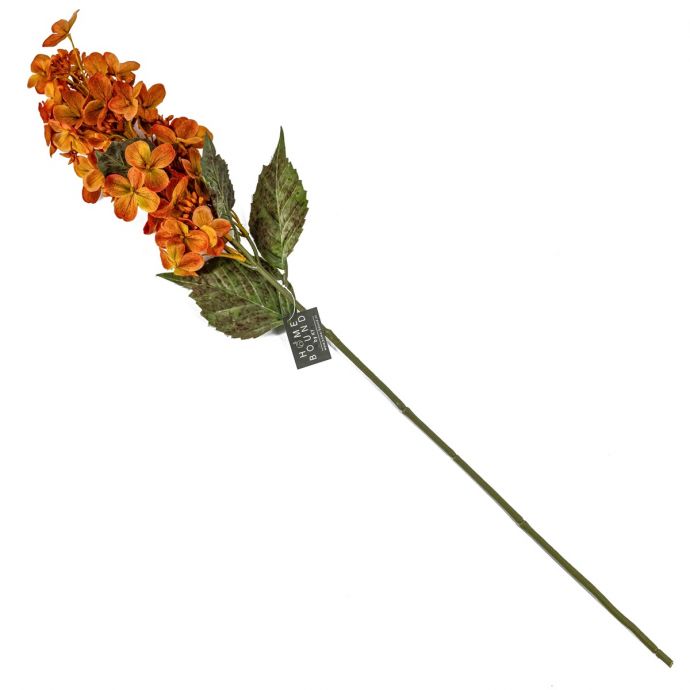 Kunstbloem hortensia oranje