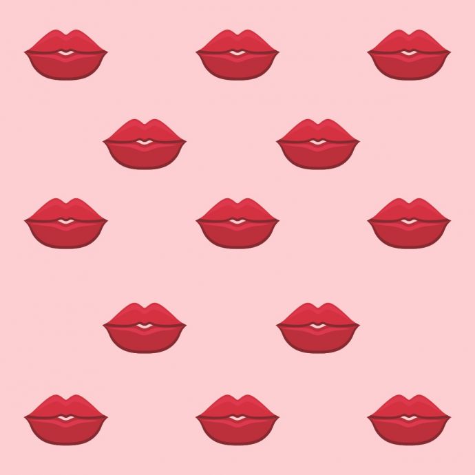 Tegeltje 'Kisses'