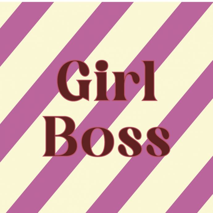 Tegeltje 'Girl boss'
