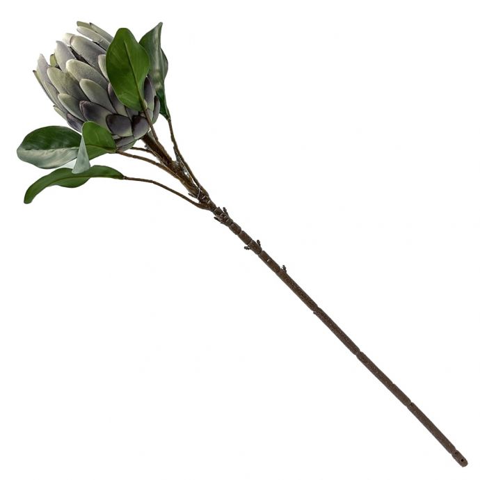 Kunstbloem Protea royal blauw